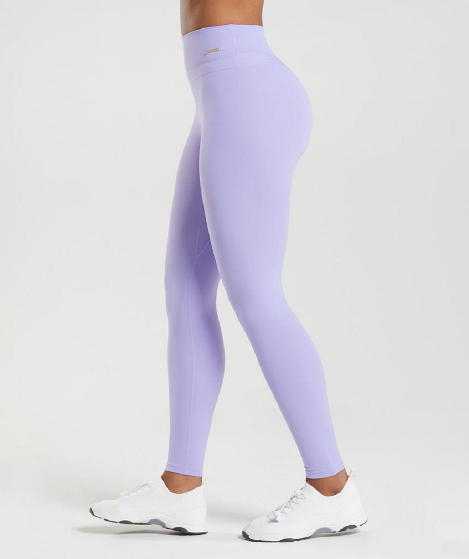 Leggins Gymshark Whitney High Rise Mujer Moradas | CO 2842JPQ